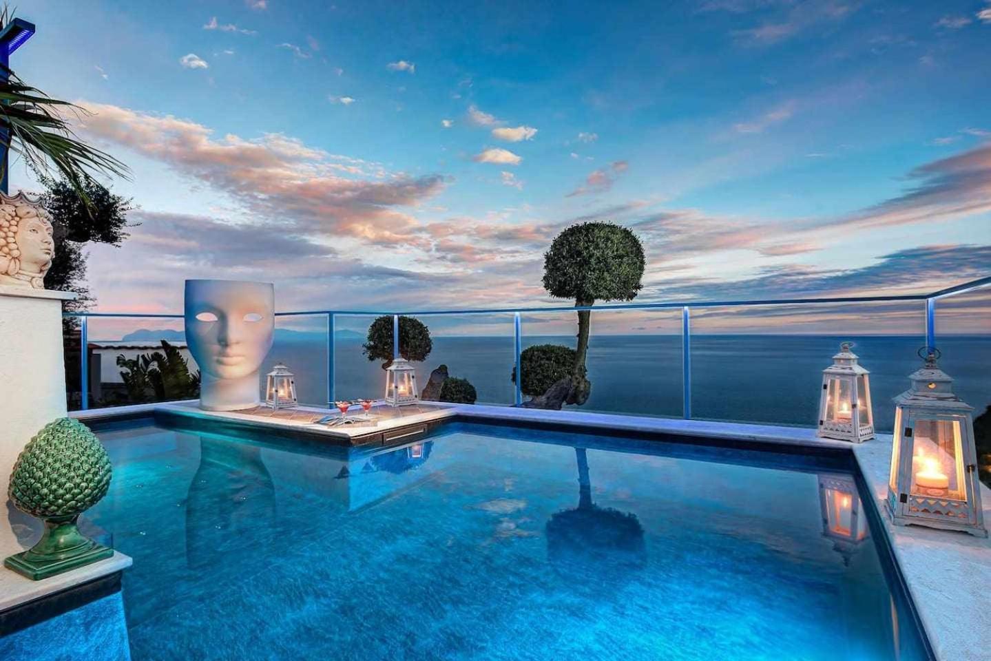 Villa Islamorada Pool And Sea View Massa Lubrense Exterior photo